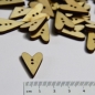 Preview: Holzknopf | HERZ | natur